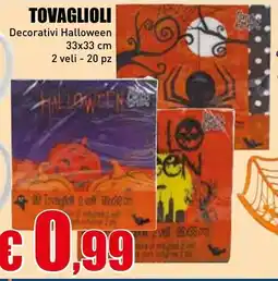 Casalandia Tovaglioli decorativi halloween offerta