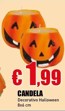 Casalandia Candela decorativo halloween 8x6 cm offerta