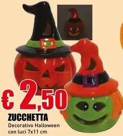 Casalandia Zucchetta decorativo halloween offerta