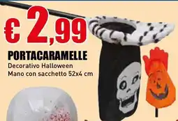 Casalandia Portacaramelle decorativo halloween mano offerta