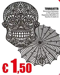 Casalandia Tovaglietta decorativa halloween offerta