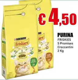 Casalandia Purina friskies 5 promises croccantini offerta