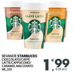 Despar Bevande STARBUCKS offerta