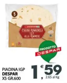 Despar Piadina IGP DESPAR X5 offerta