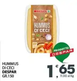 Despar Hummus di ceci DESPAR offerta
