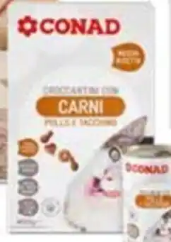 Spazio Conad Conad croccantini con carne o pesce offerta