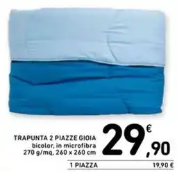 Spazio Conad Trapunta 2 piazze gioia bicolor offerta