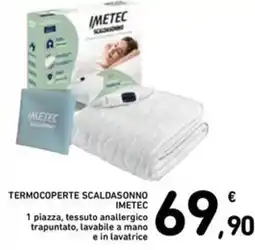 Spazio Conad Termocoperte scaldasonno IMETEC offerta