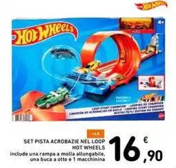 Spazio Conad Set pista acrobazie nel loop HOT WHEELS offerta