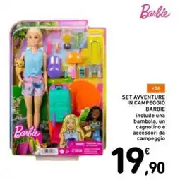 Spazio Conad Set avventure in campeggio BARBIE offerta