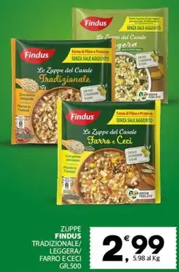 Despar Zuppe FINDUS offerta