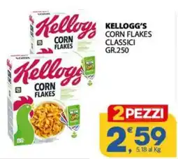 Despar Kellogg's corn flakes classici offerta