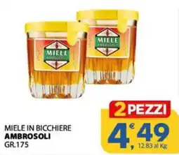 Despar Miele in bicchiere AMBROSOLI offerta