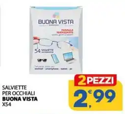 Despar Salviette per occhiali BUONA VISTA X54 offerta