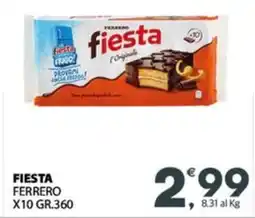 Despar Fiesta ferrero x10 offerta