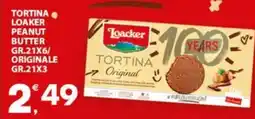 Despar Tortina loaker peanut butter / originale offerta