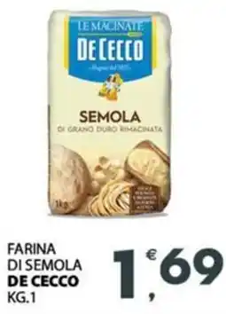 Despar Farina di semola DE CECCO offerta