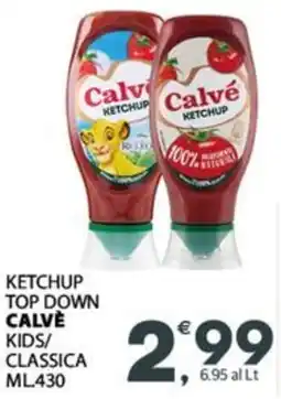 Despar Ketchup top down CALVE offerta