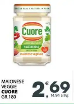 Despar Maionese veggie CUORE offerta