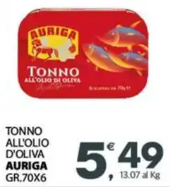 Despar Tonno all'olio d'oliva AURIGA offerta