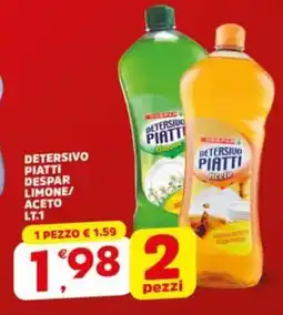 Despar Detersivo piatti despar limone/ aceto offerta