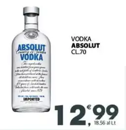 Despar Vodka ABSOLUT offerta