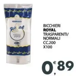 Despar Bicchieri ROYAL offerta