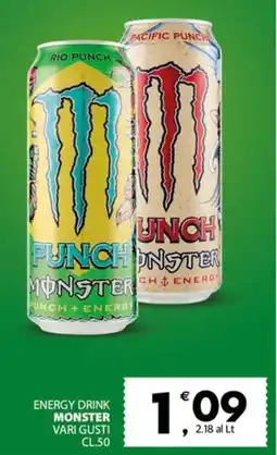 Despar Energy drink MONSTER offerta