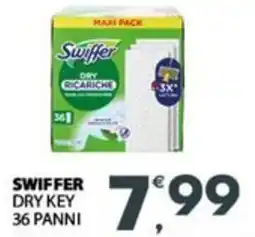 Despar Swiffer dry key 36 panni offerta