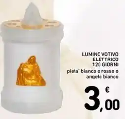 Spazio Conad Lumino votivo elettrico 120 giorni offerta