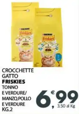Despar Crocchette gatto FRISKIES offerta