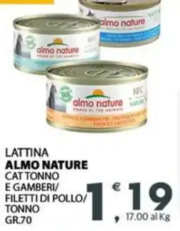 Despar Lattina ALMO NATURE offerta