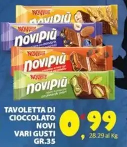Despar Tavoletta di cioccolato NOVI offerta