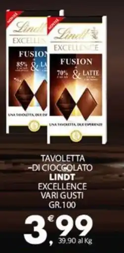 Despar Tavoletta -di cioccolato LINDT offerta