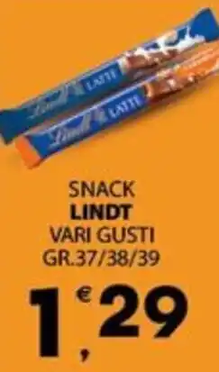 Despar Snack LINDT offerta