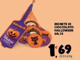 Despar Monete di cioccolato halloween offerta