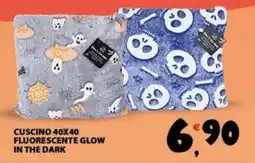 Despar Cuscino 40x40 fluorescente glow in the dark offerta