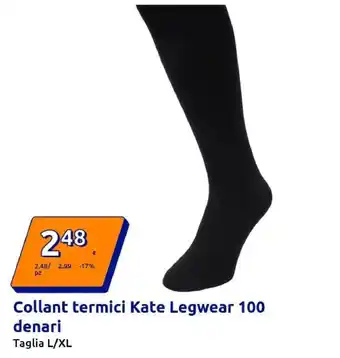 Action Collant termici Kate Legwear 100 denari offerta