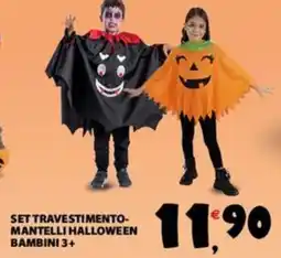 Despar Set travestimento- mantelli halloween bambini 3+ offerta