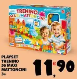Despar Playset trenino 56 maxi mattoncini 3+ offerta