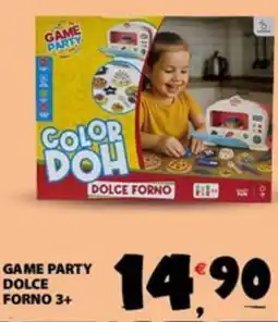 Despar Game party dolce forno 3+ offerta