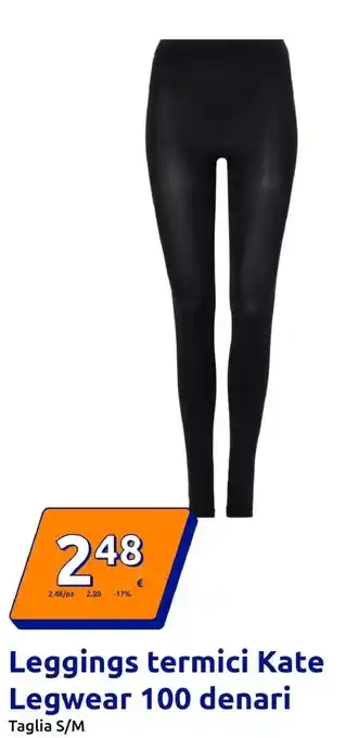 Action Leggings termici Kate Legwear 100 denari offerta