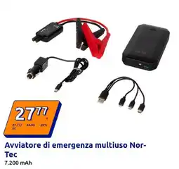 Action Avviatore di emergenza multiuso Nor- Tec 7.200 mAh offerta