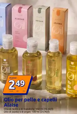 Action Olio per pelle e capelli Alaise offerta