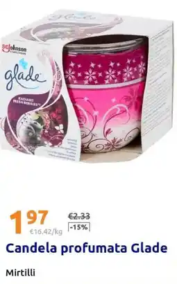 Action Candela profumata Glade Mirtilli offerta
