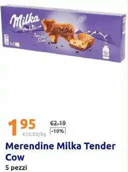 Action Merendine Milka Tender Cow offerta