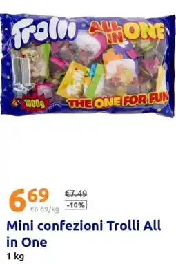 Action Mini confezioni Trolli All in One offerta