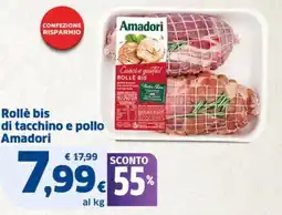 Ok Sigma Rollè bis di tacchino e pollo Amadori offerta