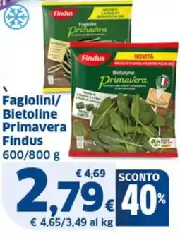 Ok Sigma Fagiolini/ Bietoline Primavera Findus offerta
