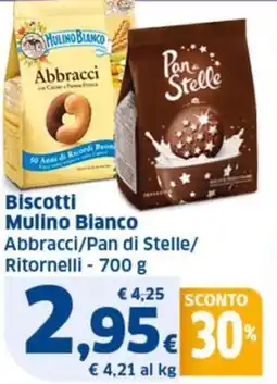 Ok Sigma Biscotti Mulino Bianco Abbracci/Pan di Stelle/ Ritornelli offerta